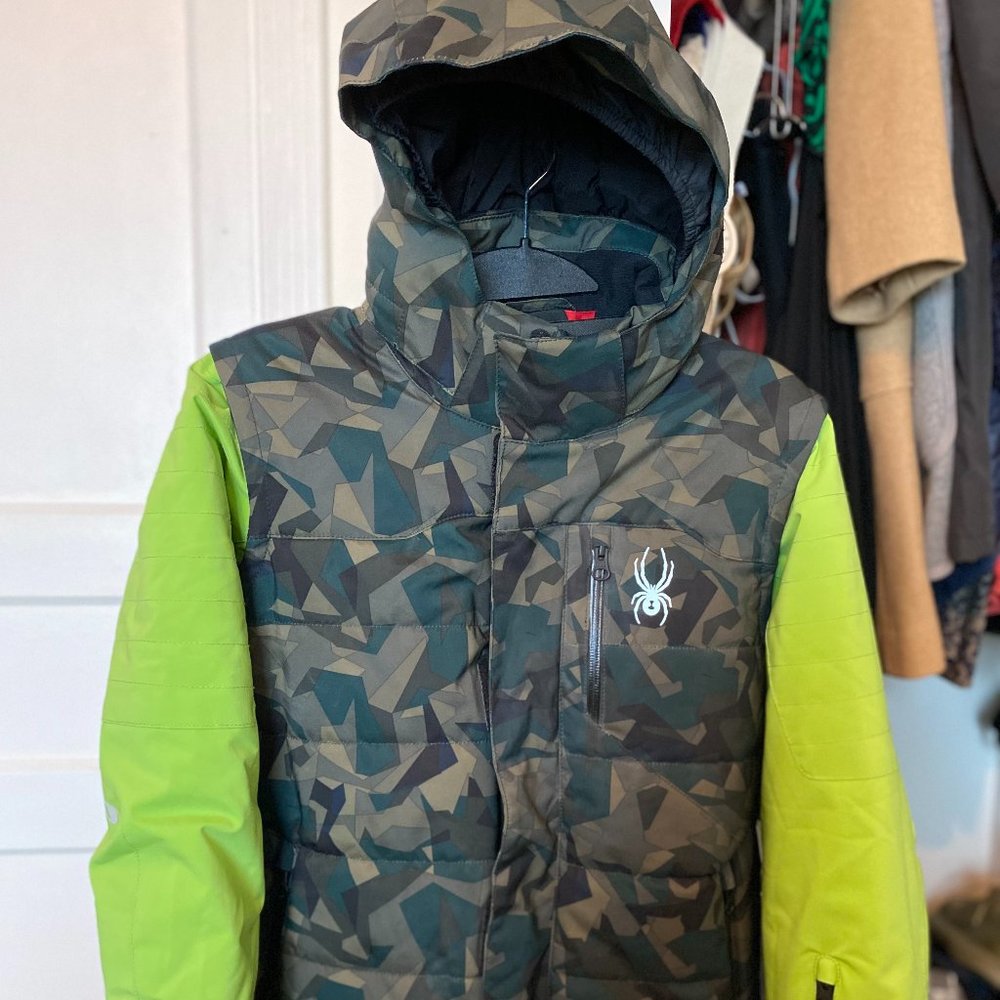 Spyder Ski Jacket, Boys Size 12